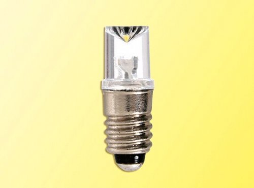LED Replacement Light for Incandescent Bulbs -- White, Fits E 5.5 Screw-In Socket pkg(, HO, Viessmann Modellspielwaren 6019