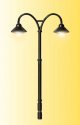 Baden-Baden Double Platform Lamp -- 2-15/16′ 7.4cm Tall, HO, Viessmann Modellspielwaren 6109