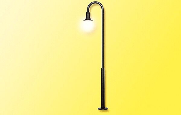 Swan Neck Lamp -- 87mm, HO, Viessmann Modellspielwaren 6140