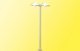 Modern Platform Double Lamp -- Green, White LEDs, 2-1/4 5.7cm′, N, Viessmann Modellspielwaren 6484