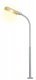 LED Whip-Style Street Lamp w/Plug Base & Socket -- Yellow LED, 10-16 V, 2-1/8′ 5.4cm T, N, Viessmann Modellspielwaren 6491