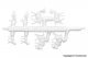 Goat Stable w/Goats -- Polyplate Kit - 1-7/16 x 1-1/8 x 1-1/8′ 3.7 x 2.8 x 2.8cm, HO, Vollmer Gmbh 43745