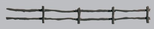 Meadow Fence -- Approximately 74-3/4′ 190cm long, HO, Vollmer Gmbh 45012