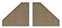 Wing Walls -- Matches Single-Track Tunnel Portal 770-48600, 2 Pieces, N, Vollmer Gmbh 48601