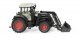 Claas Arion 640 w/FL 150 Front Loader - Assembled -- Black, HO, Wiking 36312