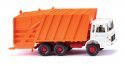 1967-1972 MAN Econic Garbage Truck - Assembled -- Orange, White, HO, Wiking 63805