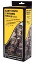 Rock Carving Tool Set -- Strata Brush, Chisel & Duster, All Scales, Woodland Scenics 1185