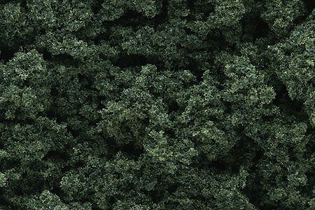 Clump Foliage(TM) - 3 Quarts 2.8L -- Dark Green, All Scales, Woodland Scenics 184