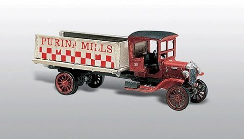 1914 Diamond T Grain Truck - Metal Kit -- Undecorated, HO, Woodland Scenics 218