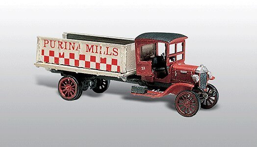1914 Diamond T Grain Truck - Metal Kit -- Undecorated, HO, Woodland Scenics 218