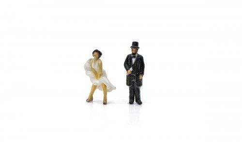 Find Me Figures Scenic Accents(R) -- Historical Figures pkg(2), O, Woodland Scenics 2862