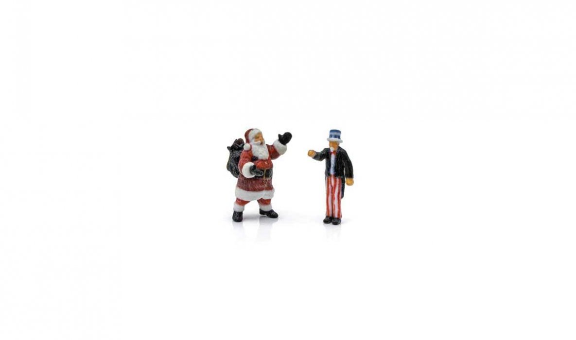Find Me Figures Scenic Accents(R) -- Holiday Figures pkg(2), O, Woodland Scenics 2864