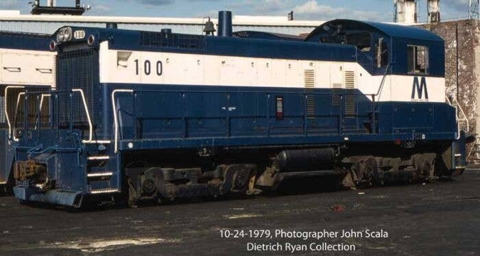 EMD SW1001 - Standard DC -- Long Island 104 (As-Built, blue, white), HO, Bowser Manufacturing Co. 60604