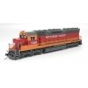 EMD SD45 - Standard DC - Paragon4(TM) -- Southern Pacific 7399 (Experimental Daylight, red, orange, gray), HO, Broadway Limited 