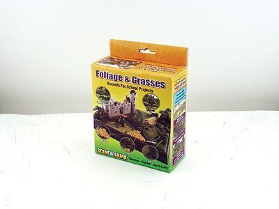 Scene-A-Rama(TM) Diorama Add-On Kits -- Foliage & Grasses, HO, Woodland Scenics 4120