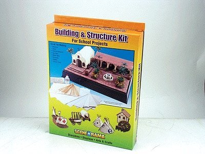 Scene-A-Rama(TM) Diorama Project Accessories -- Building & Structure Kit, HO, Woodland Scenics 4130
