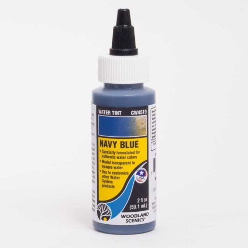 Water Tint - Water System - 2oz 59.1mL -- Navy Blue, All Scales, Woodland Scenics 4519