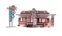 Built-&-Ready(R) - Assembled -- Miss Molly′s Diner, N, Woodland Scenics 4956