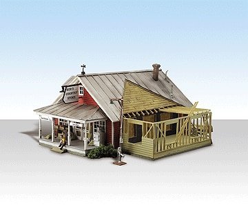 Country Store Expansion - Built-&-Ready Landmark Structures(R) -- Assembled - 7-1/8 x 6-13/16′ , HO, Woodland Scenics 5031