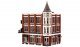 Built-&-Ready(R) Landmark Structures(R) - Lighted - Assembled -- Davenport Department Store - 5-, HO, Woodland Scenics 5039
