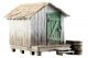 Wood Shack - Built-&-Ready(R) Landmark Structures(R) -- Assembled - 1-15/32 x 1 x 1-3/8′ 3.7 x , HO, Woodland Scenics 5058