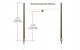 Just Plug(R) Traffic Lights -- Suspended Flashing (yellow) pkg(2), HO, Woodland Scenics 5652