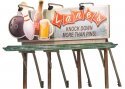 Lighted Billboard - Just Plug(R) -- Lanes Bowling and Bar, HO, Woodland Scenics 5796