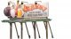 Lighted Billboard - Just Plug(R) -- Lanes Bowling and Bar, HO, Woodland Scenics 5796