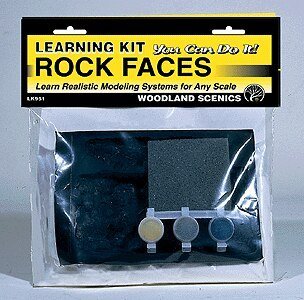 Learning Kit -- Rock Faces, All Scales, Woodland Scenics 951