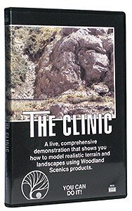 DVD -- The Clinic (Landscaping How-To), All Scales, Woodland Scenics 970