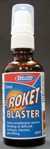 Roket Blaster -- Cyanoacrylate CA Accelerator 1.8oz 50g, All Scales, Deluxe Materials Ltd AD17