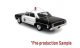 1964 Ford Galaxie Police Cruiser - Assembled -- Mayberry (black, white), 1/43, Iconic Replicas 430364