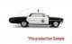 1964 Ford Galaxie Police Cruiser - Assembled -- Mayberry (black, white), 1/43, Iconic Replicas 430364
