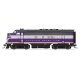 EMD F3A - Standard DC - Stealth -- Atlantic Coast Line 344 (purple, wilver, yellow), HO, Broadway Limited Imports 9654