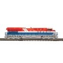 GE ES44AC - 2-Rail - Proto-Sound 3.0 & DCS - Premier(TM) -- Canadian National 3115 (BC Rail Heritage, red, white, blue), O, Atla