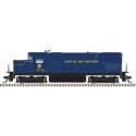 Alco C420 Low Nose - Standard DC - Master(R) Silver -- Norfolk & Western 2578 (blue, yellow), HO, Atlas Model Railroad Co. 10004