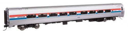 85′ Amfleet II 59-Seat Coach - Lighted - Ready to Run -- Amtrak(R) 25047 (Phase III), HO, WalthersProto 12229
