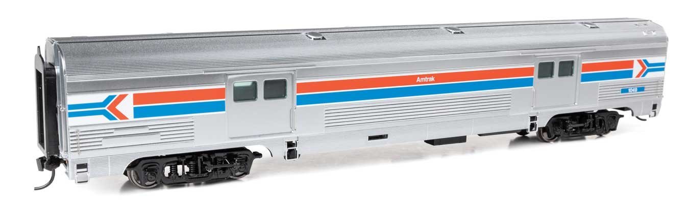 73′ Budd Baggage Car - Ready to Run -- Amtrak Phase I 1049, HO, WalthersProto 13071