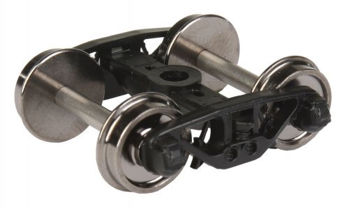 Rigid Plastic Trucks with 33′ RP-25 Metal Wheels & Axles -- National B-1 - 1 Pair, HO, WalthersProto 2001