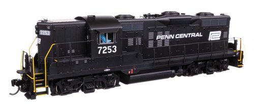 EMD GP9 Phase III - LokSound 5 Sound and DCC -- Penn Central 7253, HO, WalthersProto 42731