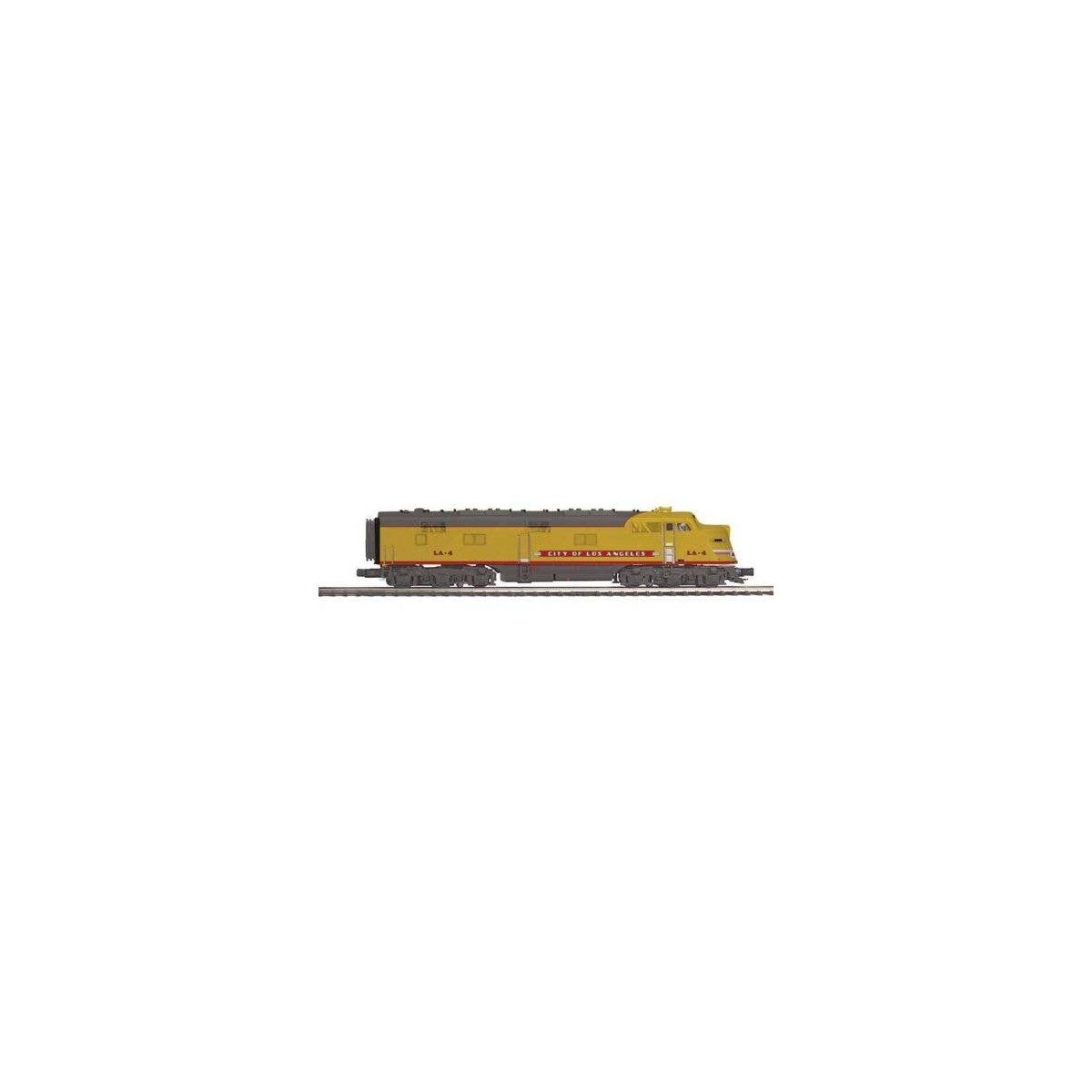 EMD E6A - 3-Rail - Proto-Sound 3.0 & DCS - Premier(TM) -- Union Pacific LA-4 (Armour Yellow, gray, red, City of LA), O, Atlas O 