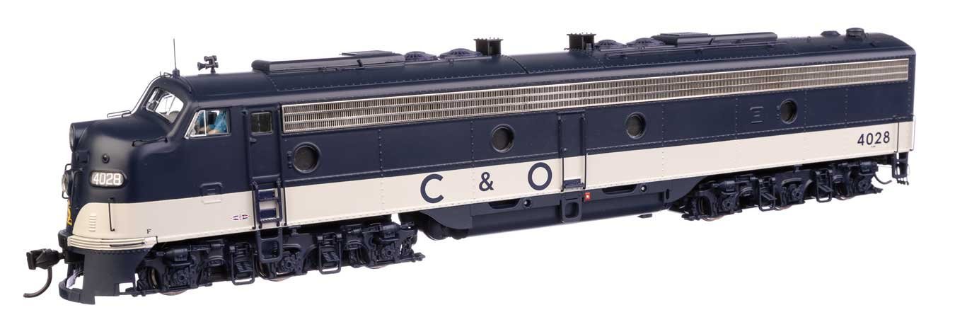 EMD E8A - Standard DC -- Chesapeake & Ohio 4028, HO, WalthersProto 49913