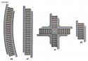 Power-Loc Track(TM) -- Figure 8 Expander Set, HO, WalthersTrainline 1362