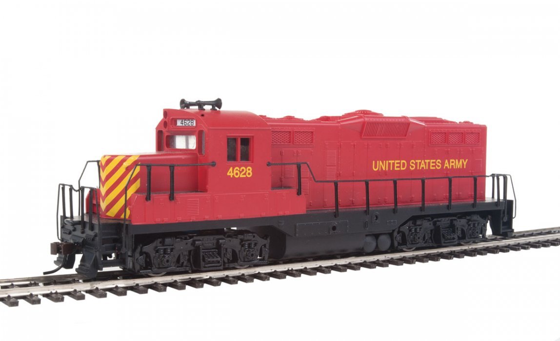 EMD GP9M - Standard DC -- United States Army 4628, HO, WalthersTrainline 458