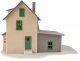 Rooming House -- Kit - 4-1/4 x 4-3/4′ 10.7 x 12cm, HO, WalthersTrainline 914