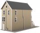 Kavanaugh House Victorian House -- Kit - 3-9/16 x 7-11/16 x 5′ 9.05 x 19.53 x 12.7cm, HO, WalthersTrainline 950