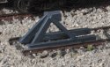 Track Bumper - Built-ups -- Dark Gray pkg(5), N, Walthers Cornerstone 2605