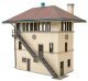 Santa Fe Interlocking Tower -- Kit - 2-7/8 x 4-7/8 x 5-1/8′ 7.3 x 12.3 x 13cm, HO, Walthers Cornerstone 2983
