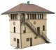 Santa Fe Interlocking Tower -- Kit - 2-7/8 x 4-7/8 x 5-1/8′ 7.3 x 12.3 x 13cm, HO, Walthers Cornerstone 2983