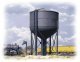 Steel Water Tank -- Kit - 3-1/4 x 3 x 7′ 11.3 x 7.5 x 17.5 cm, HO, Walthers Cornerstone 3043